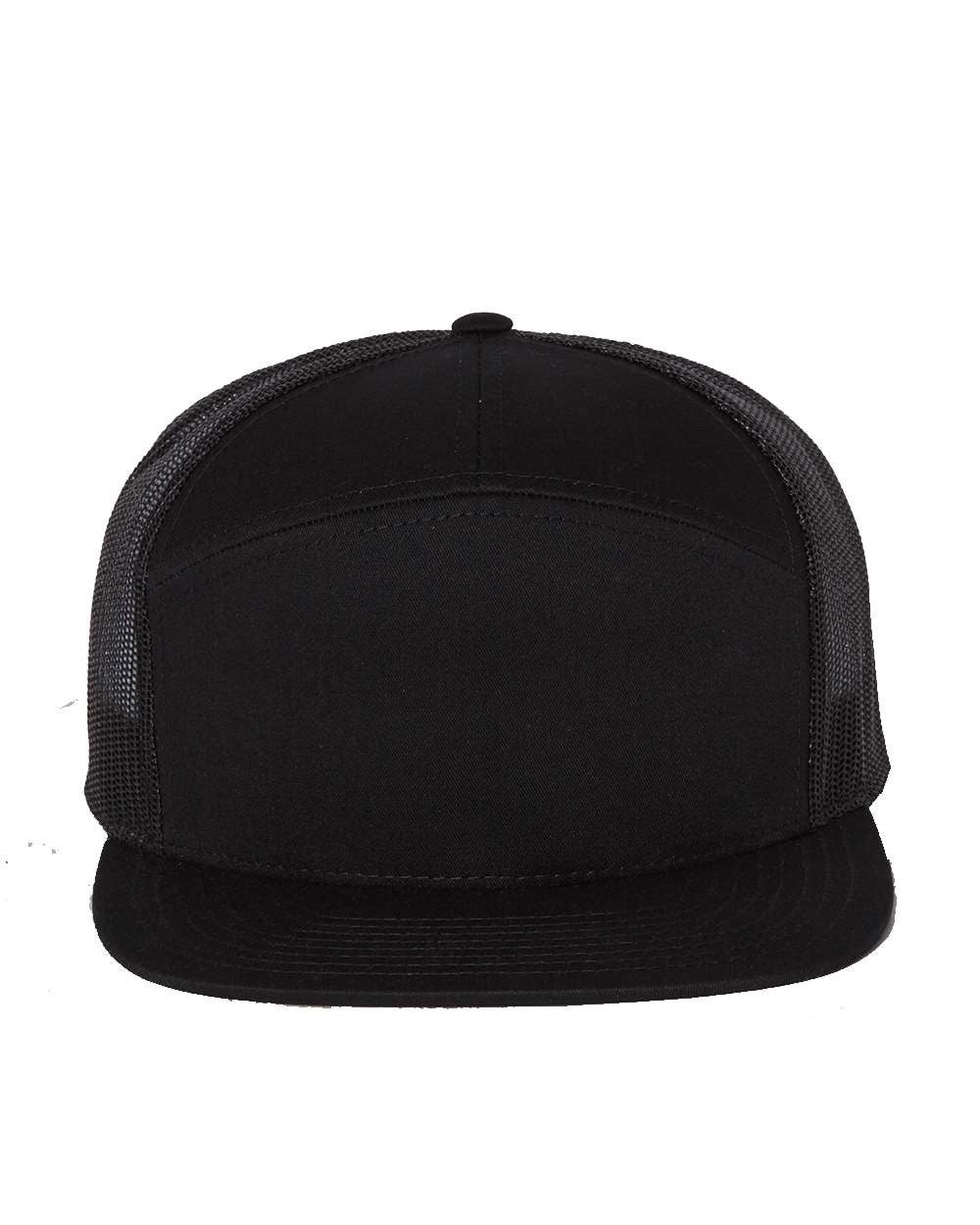Richardson-Seven Panel Trucker Cap-168 | KJ's Embroidery